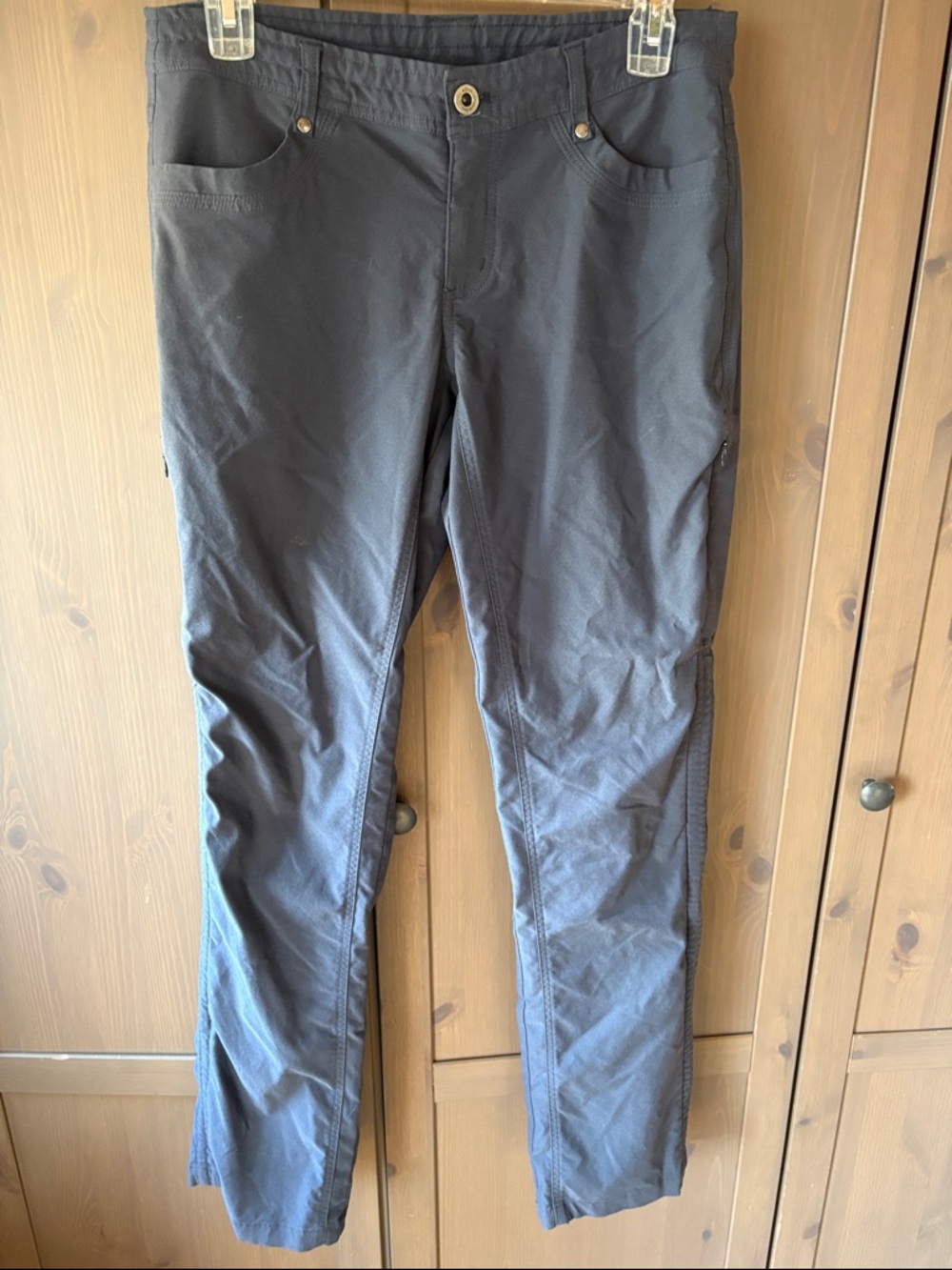 Kuhl Slim Straight Pants in Dark Gray